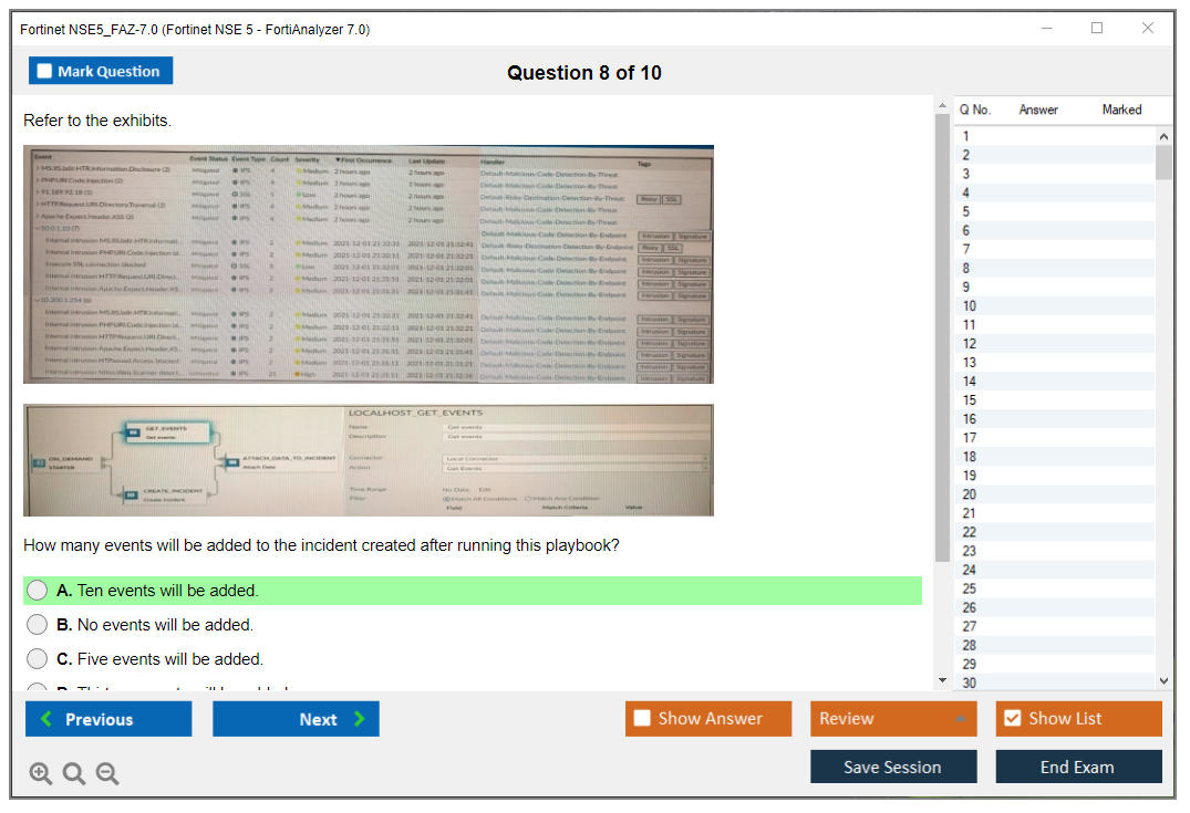 Practice NSE5_FAZ-7.0 Tests