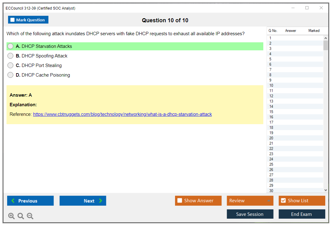 312-39 Latest Mock Test