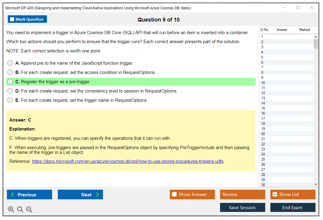 Reliable DP-420 Test Objectives