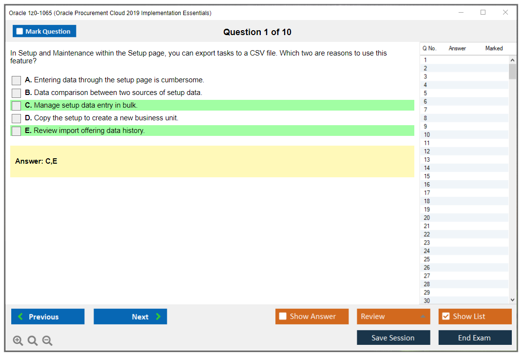 1z0-1065-22 Latest Exam Answers