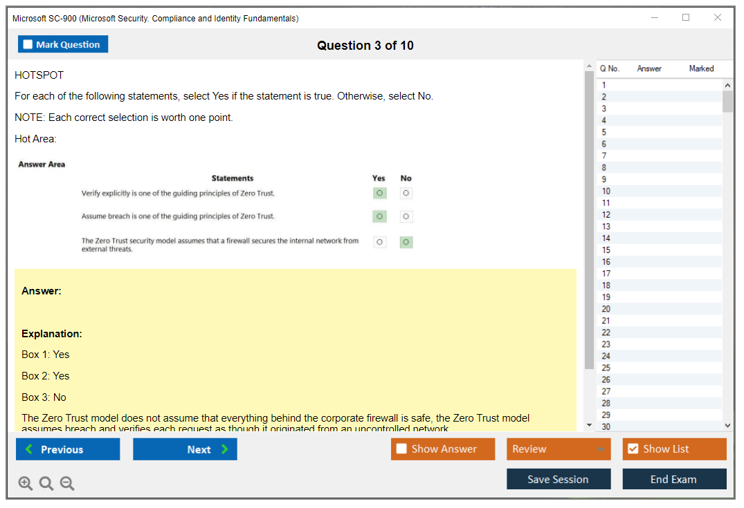 SC-900 Simulation Questions