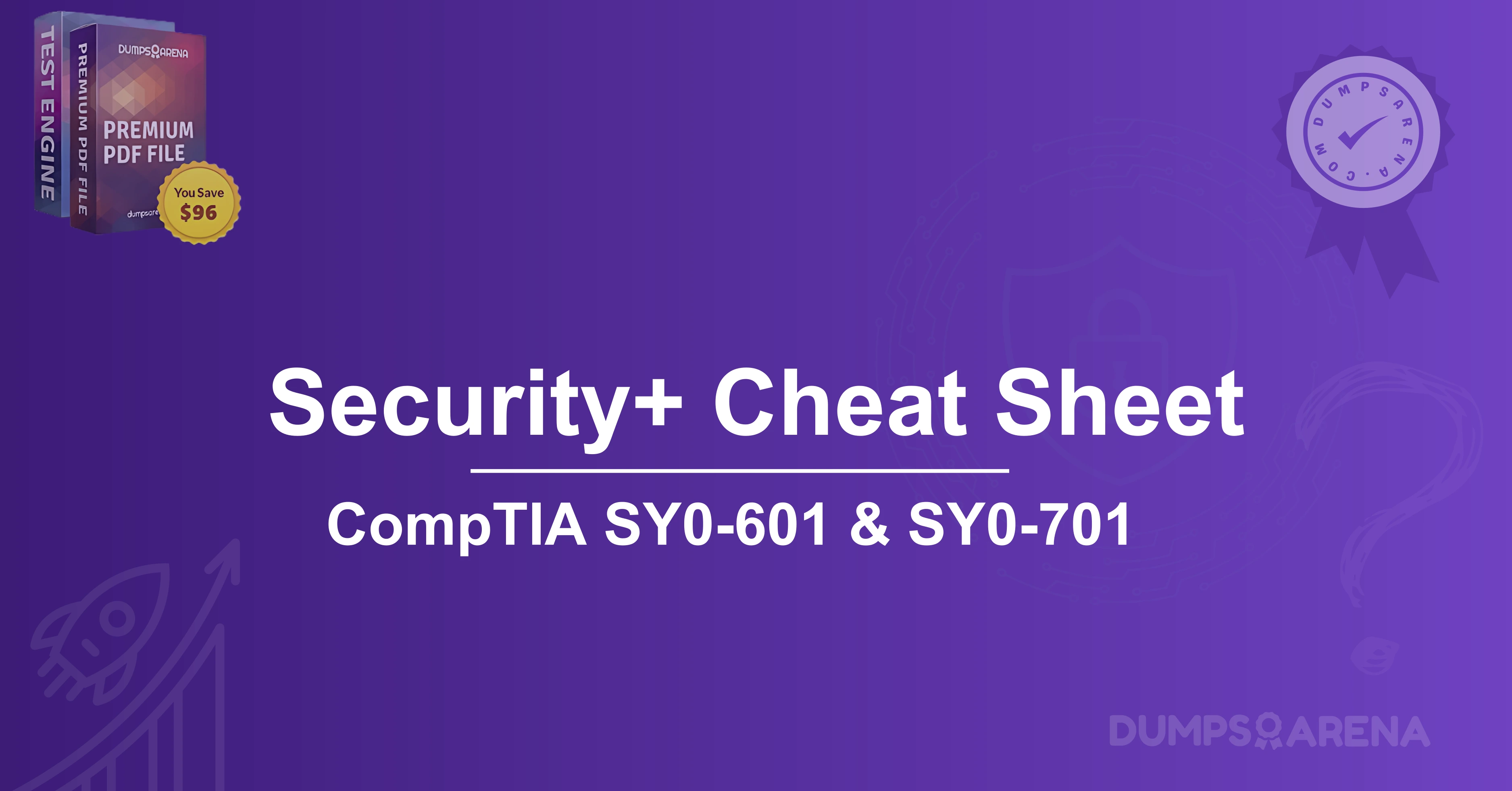 Security+ (Plus) Cheat Sheet: Core Concepts Explained SY0-601 & SY0-701