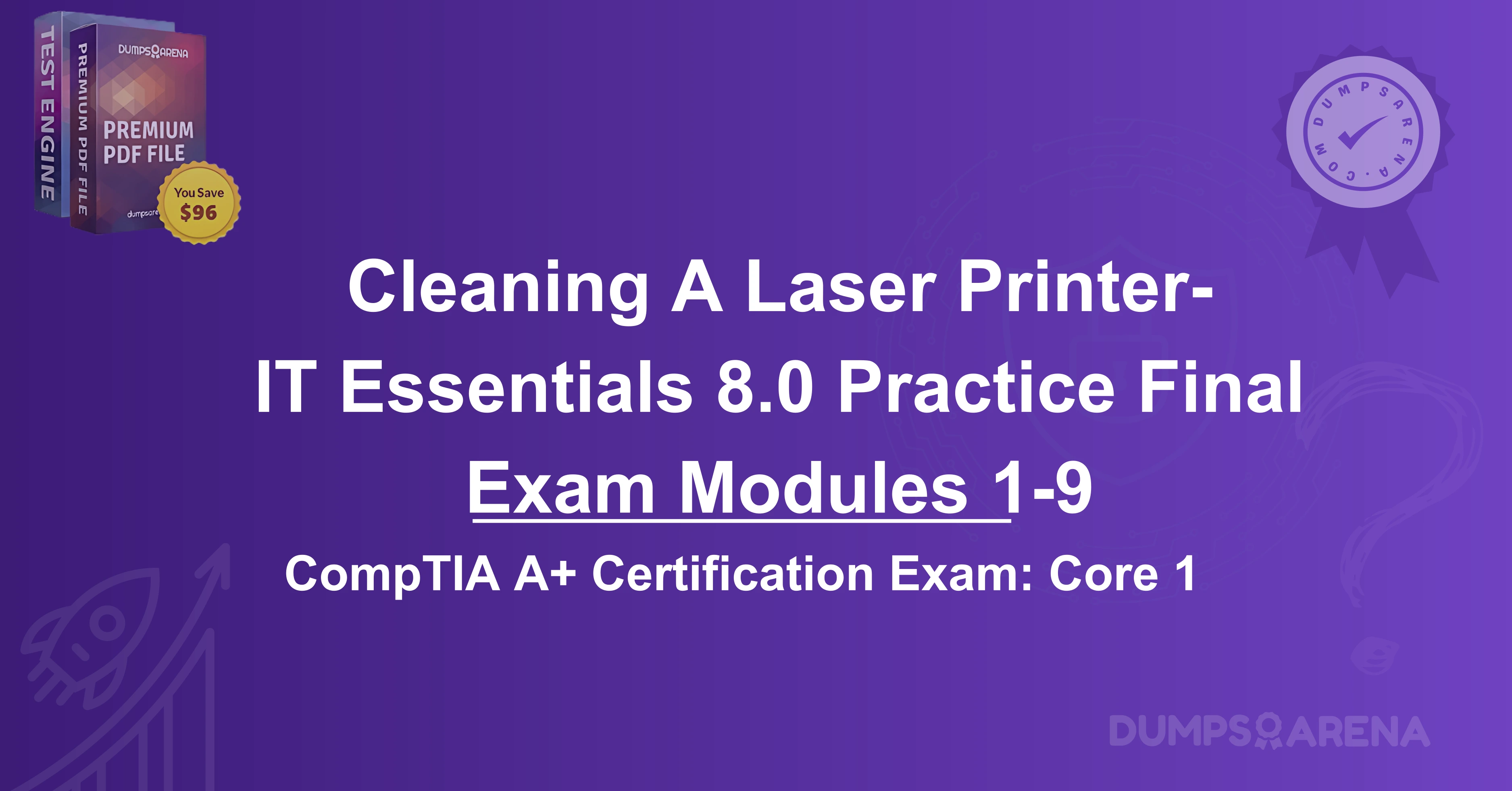 For Cleaning A Laser Printer, What Should Be Used To Pick Up Excess Particles Of Toner?