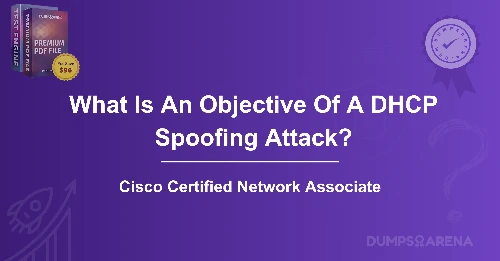 What Is An Objective Of A DHCP Spoofing Attack?