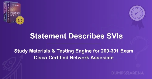 Which Statement Describes SVIs?