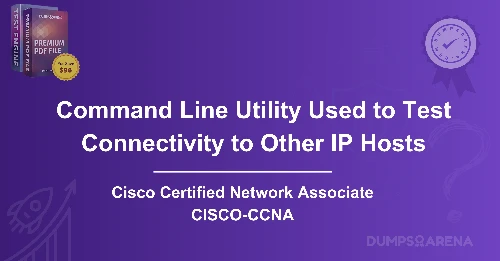 Which Command Line Utility is Used to Test Connectivity to Other IP Hosts?